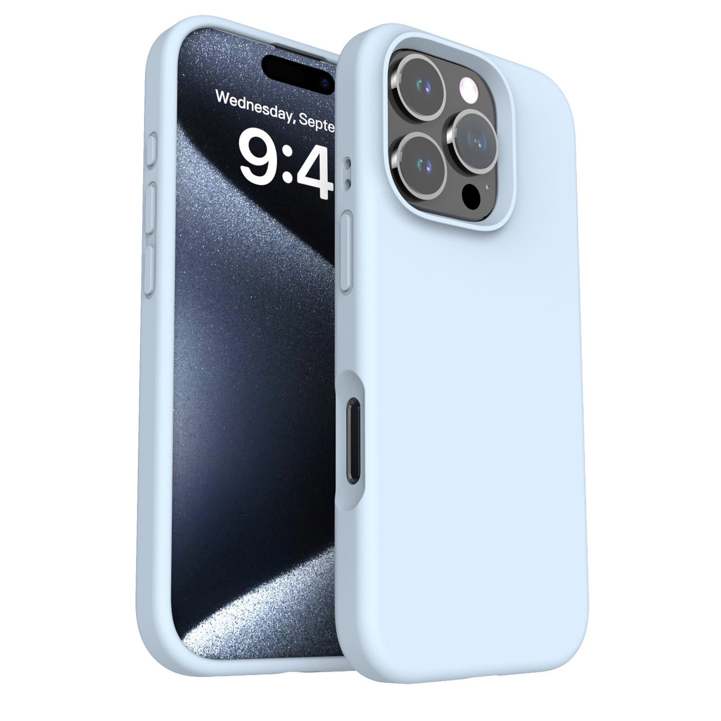 Solid Color Drop-resistant Phone Case Liquid Silicone Phone Case