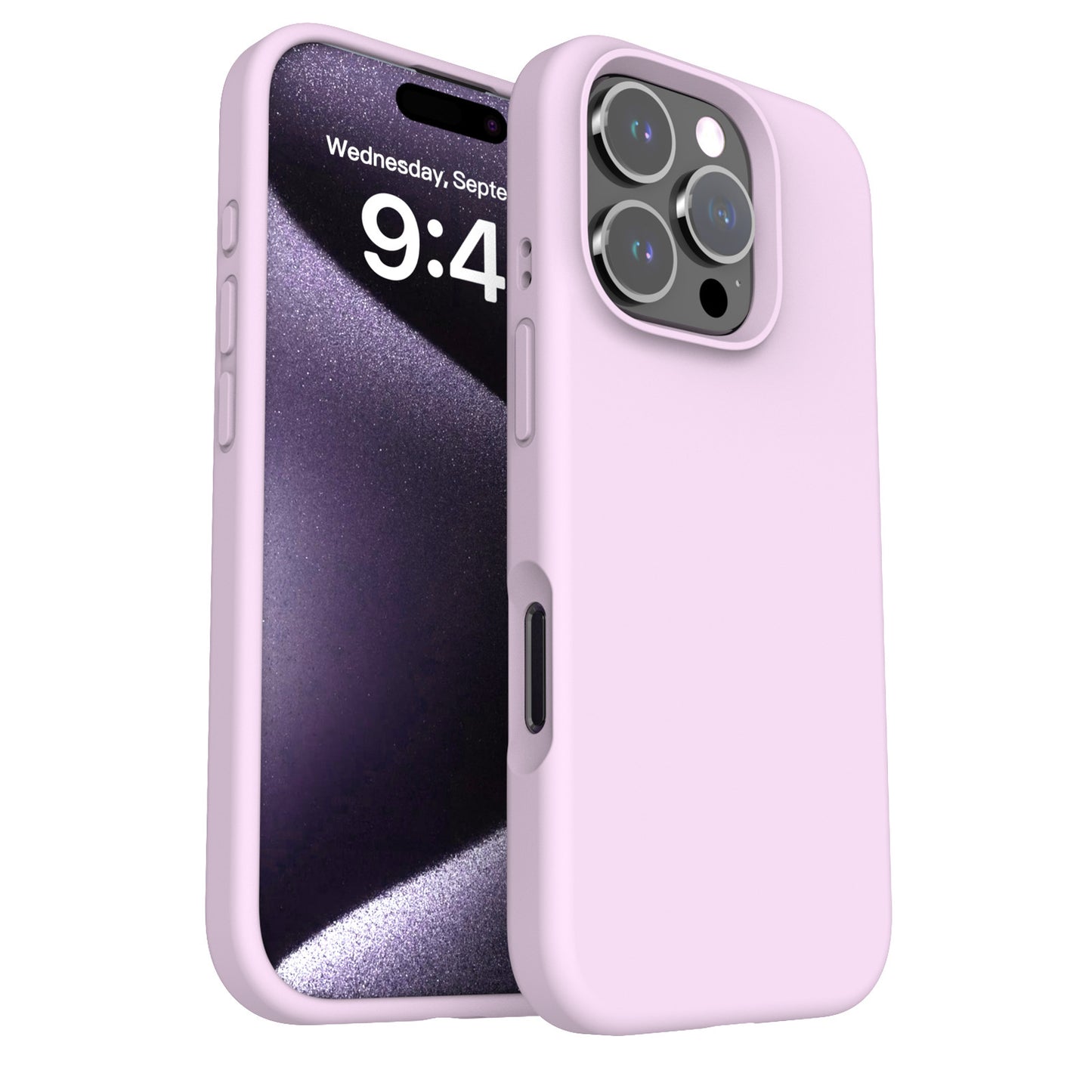 Solid Color Drop-resistant Phone Case Liquid Silicone Phone Case